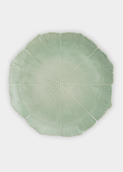 Cherry Blossom Dinner Plate in Celadon