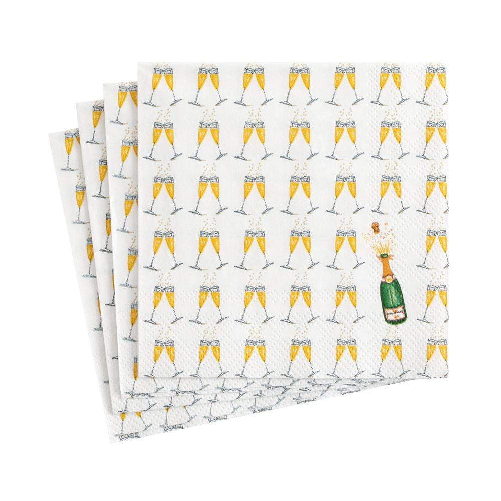 Bubbly Paper Cocktail Napkin