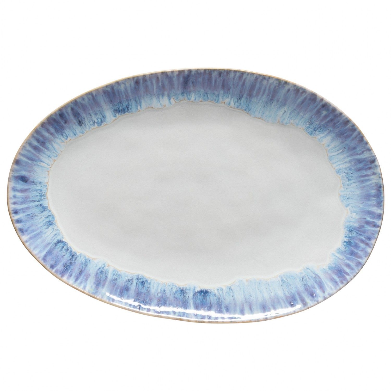 Brisa Blue 16" Oval Platter