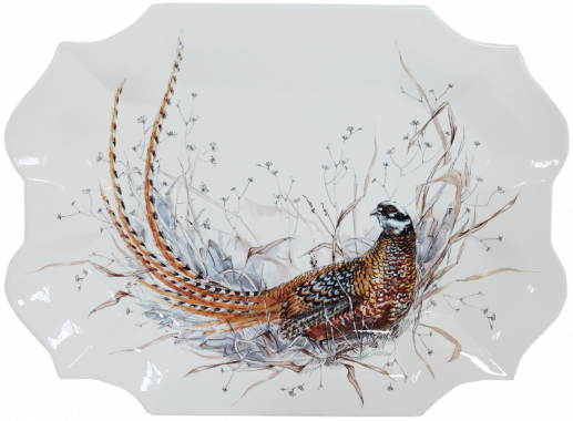Sologne Serving Platter Pheasant