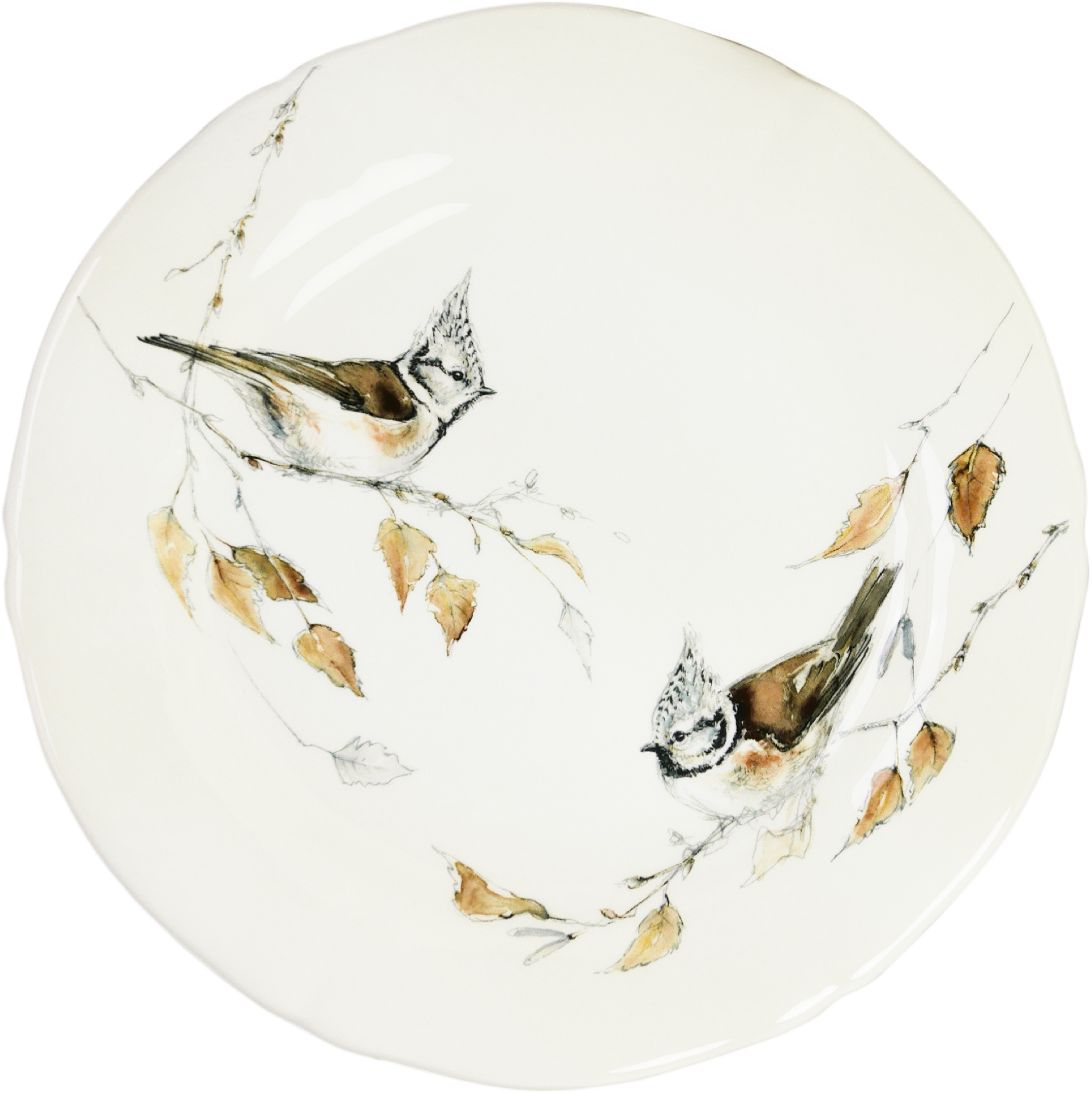 Les Oiseaux De La Foret Dessert Plate Great 9 1/4" Dia