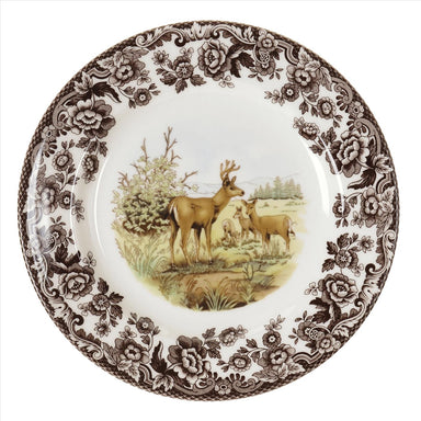 Spode Woodland American Wildlife - Salad Plate (Mule Deer)
