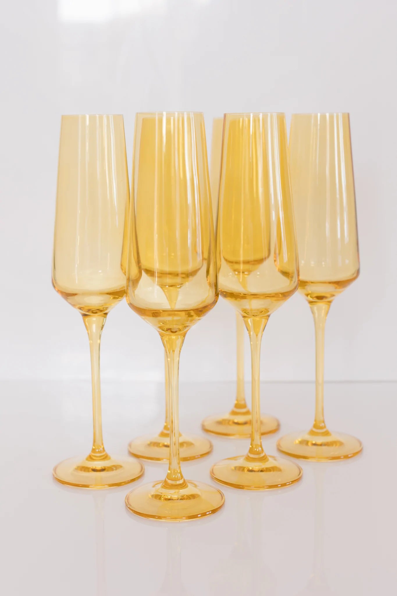 Estelle Colored Champagne Flute - Set of 6