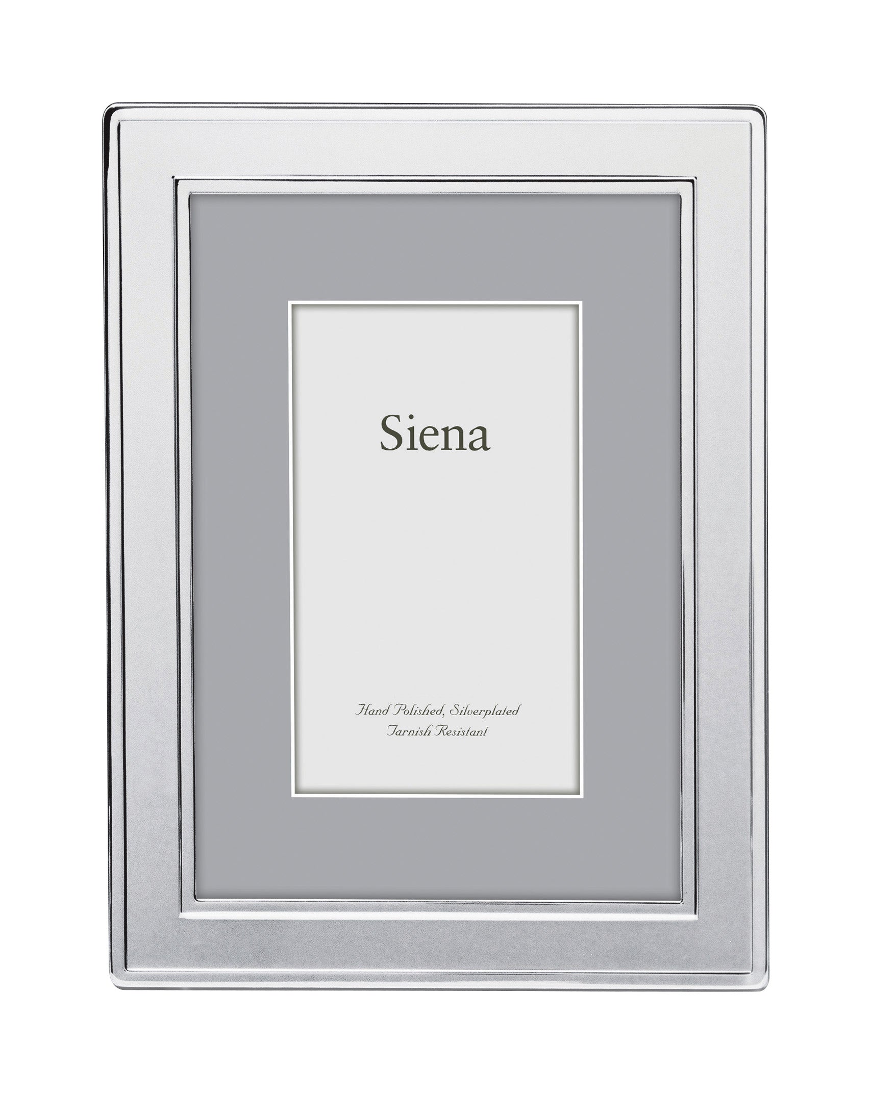 8 x 10 Silver-Plate Frame with Double Border
