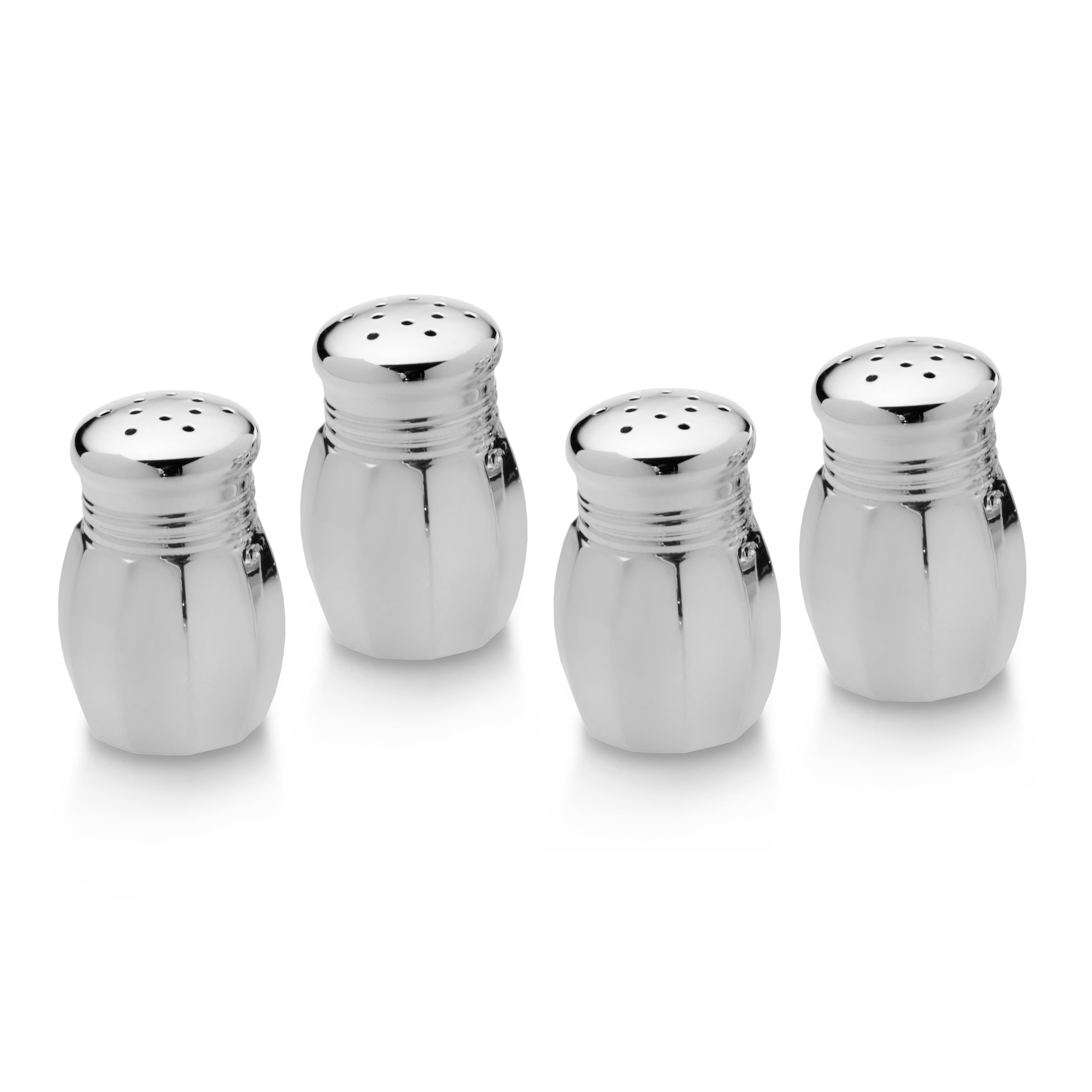 Sterling Individual Salt and Pepper Shakers, Set of 4