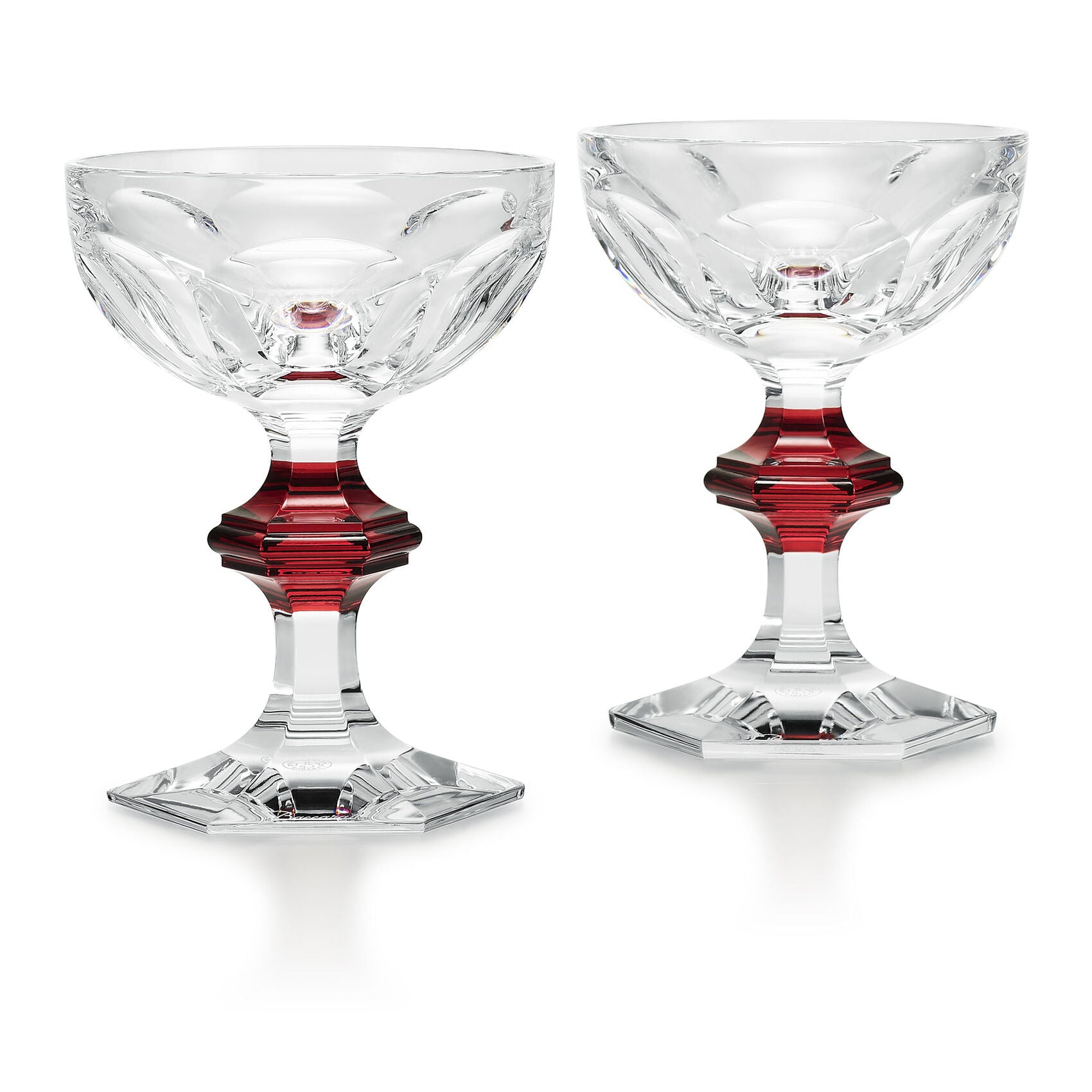 Harcourt 1841 Coupe Red - Set of 2