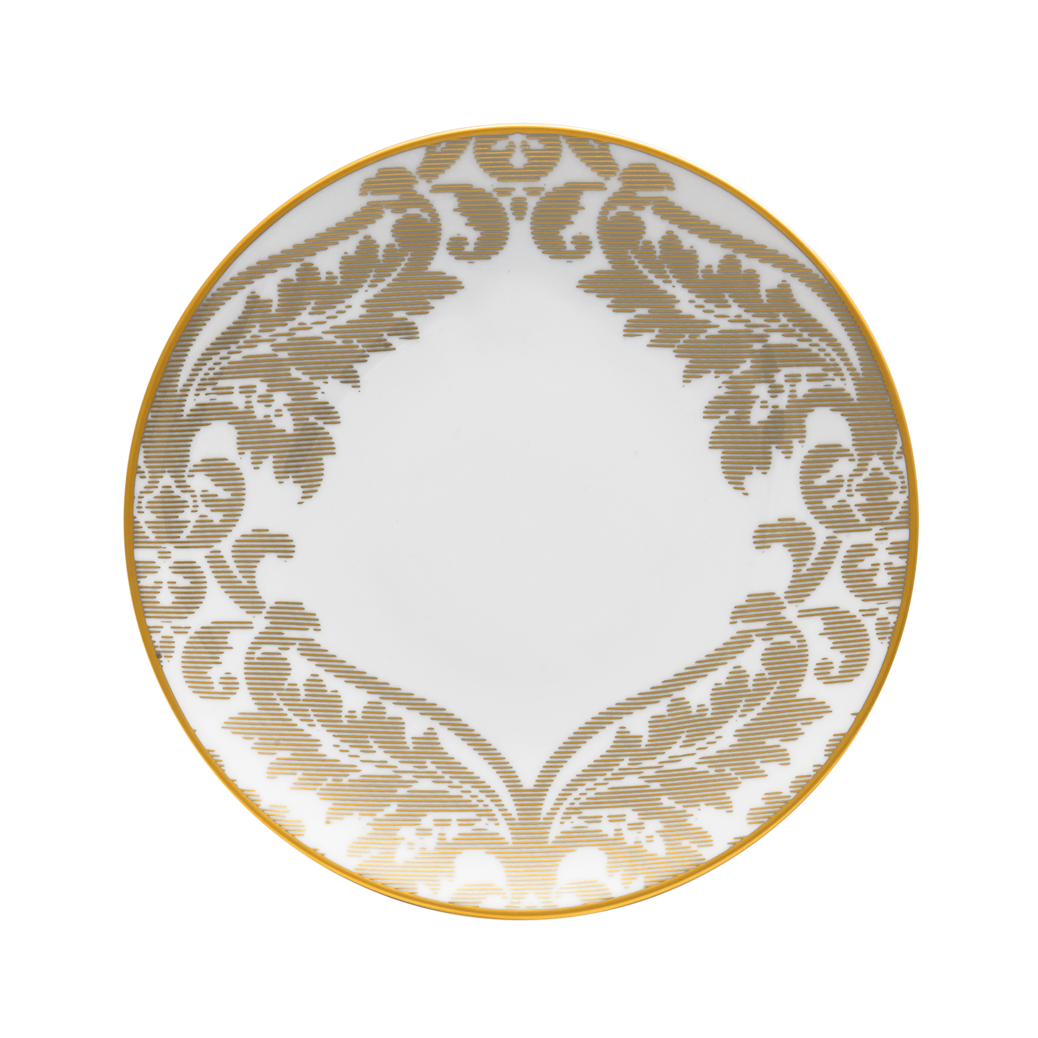 Damasse Large Dinner Plate in Gold
