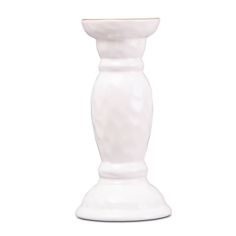 Cantaria Candlesticks White PAIR
