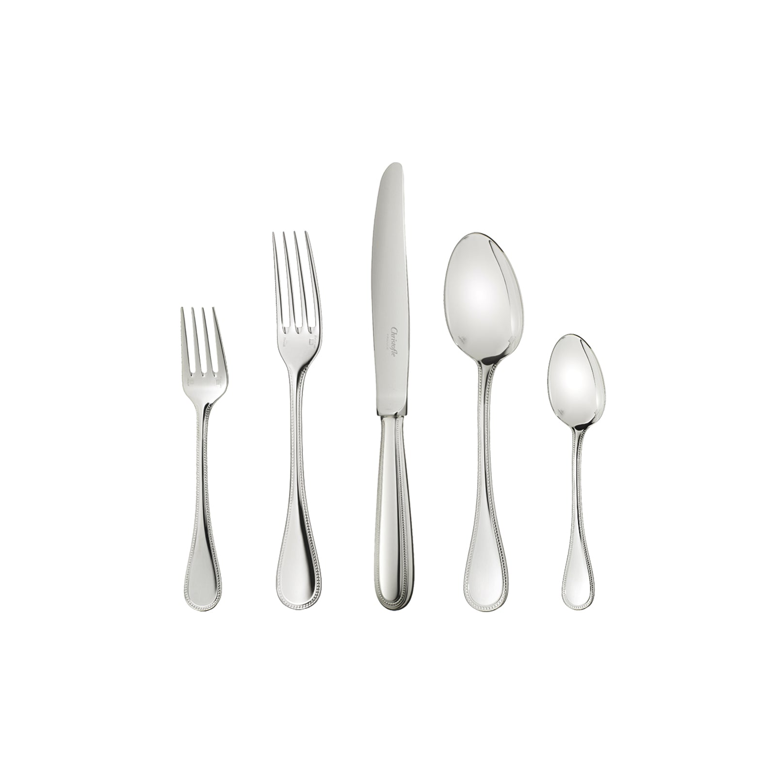 Perles Silver-Plated 5-piece place setting