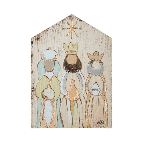 Three Wise Men Textured Block