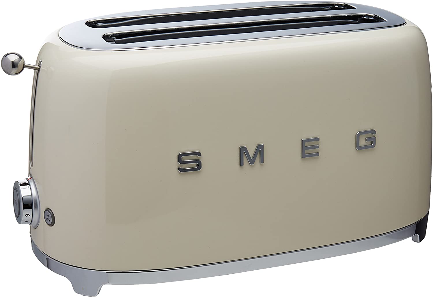 SMEG 4-Slice Steel Toaster Cream