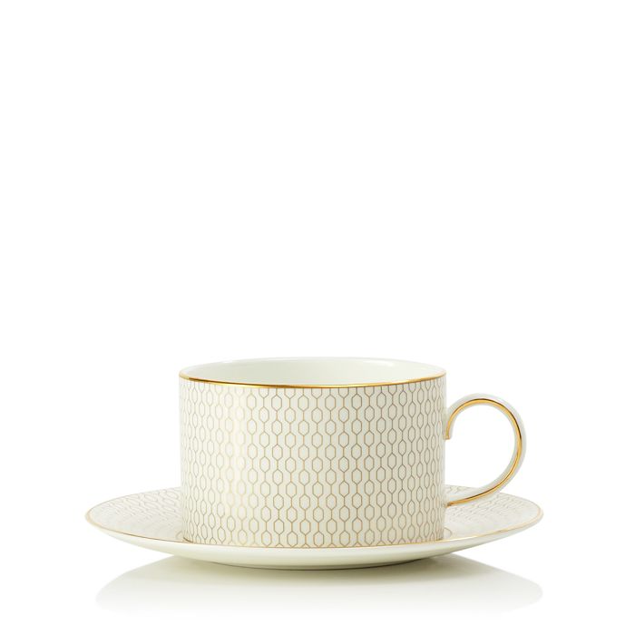 Gio Gold Teacup & Saucer