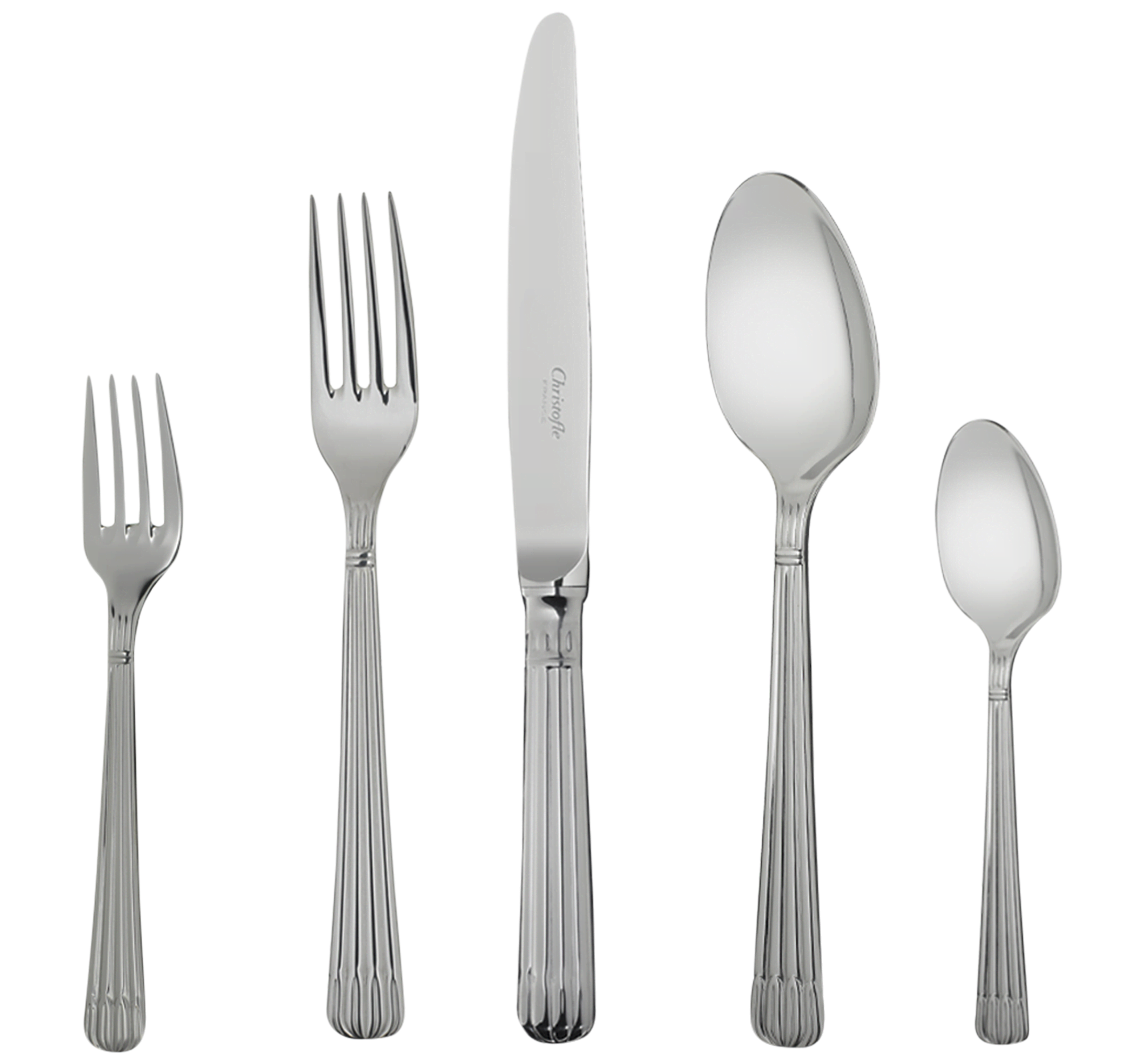 Osiris Stainless Steel 5-Piece Place Setting