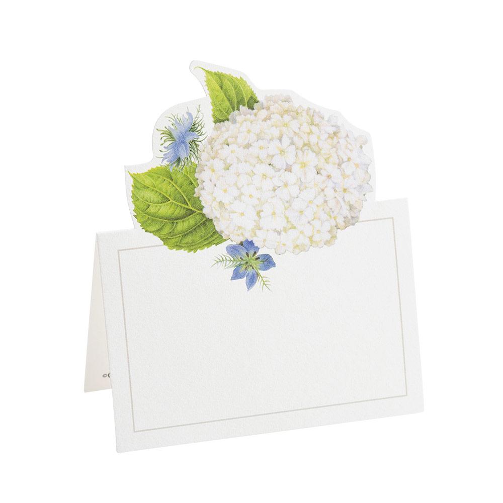 White Blooms Place Cards 8 per pack