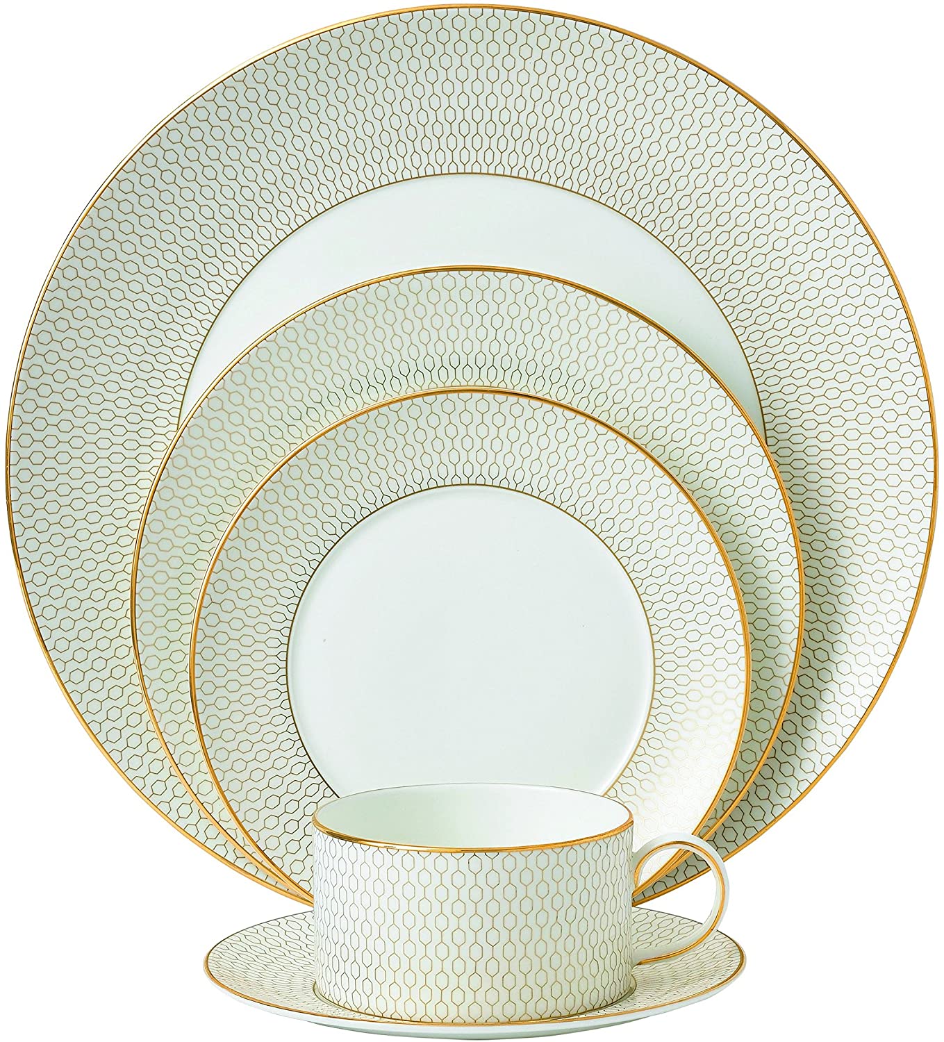Gio Gold 5 piece place setting