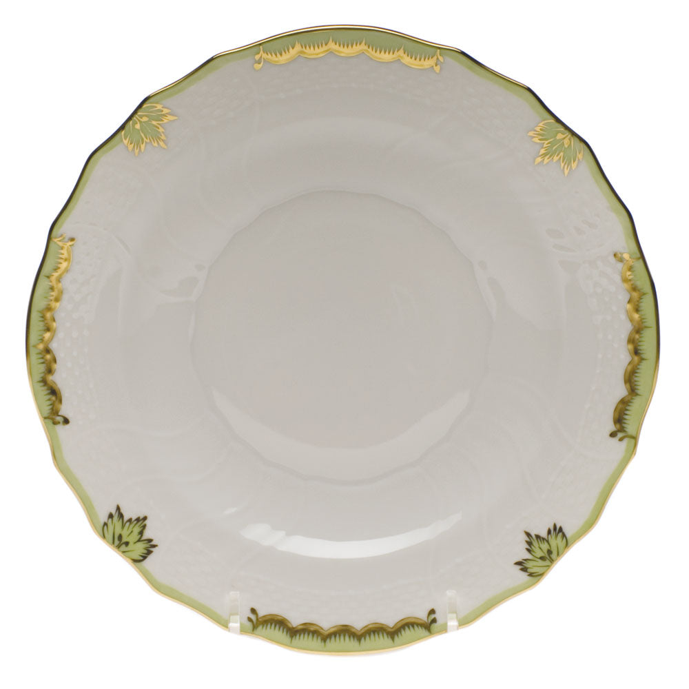 Herend Princess Victoria Green Salad Plate 7.5"d - Green