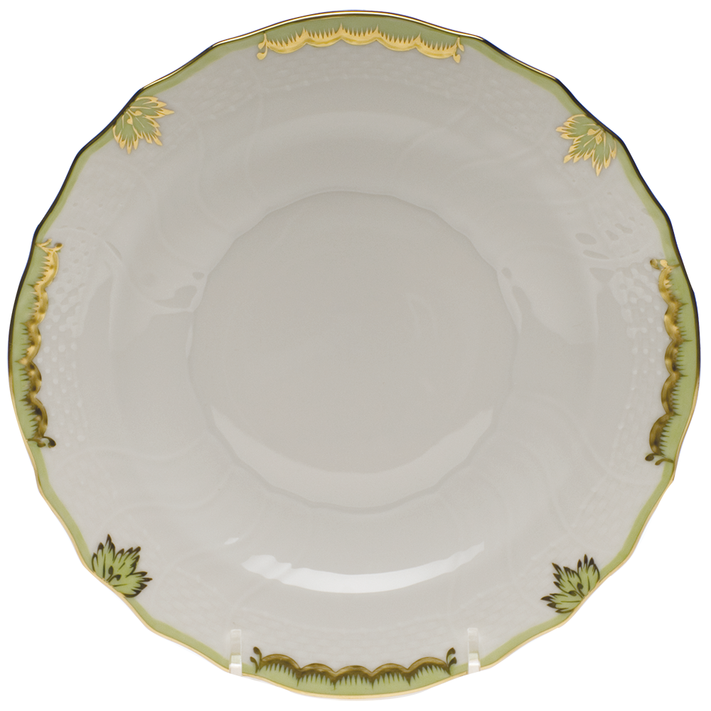 Princess Victoria Green Salad Plate 7.5"d