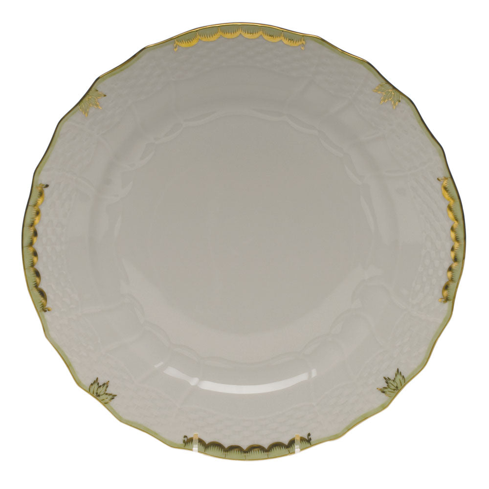 Herend Princess Victoria Green Service Plate 11"d - Green