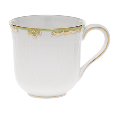 Herend Princess Victoria Green Mug (10 Oz) 3.5"h - Green