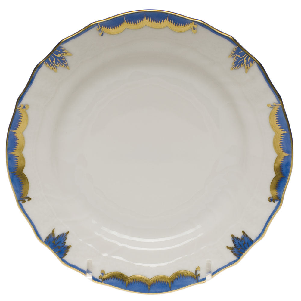 Herend Princess Victoria Blue Bread And Butter Plate 6"d - Blue