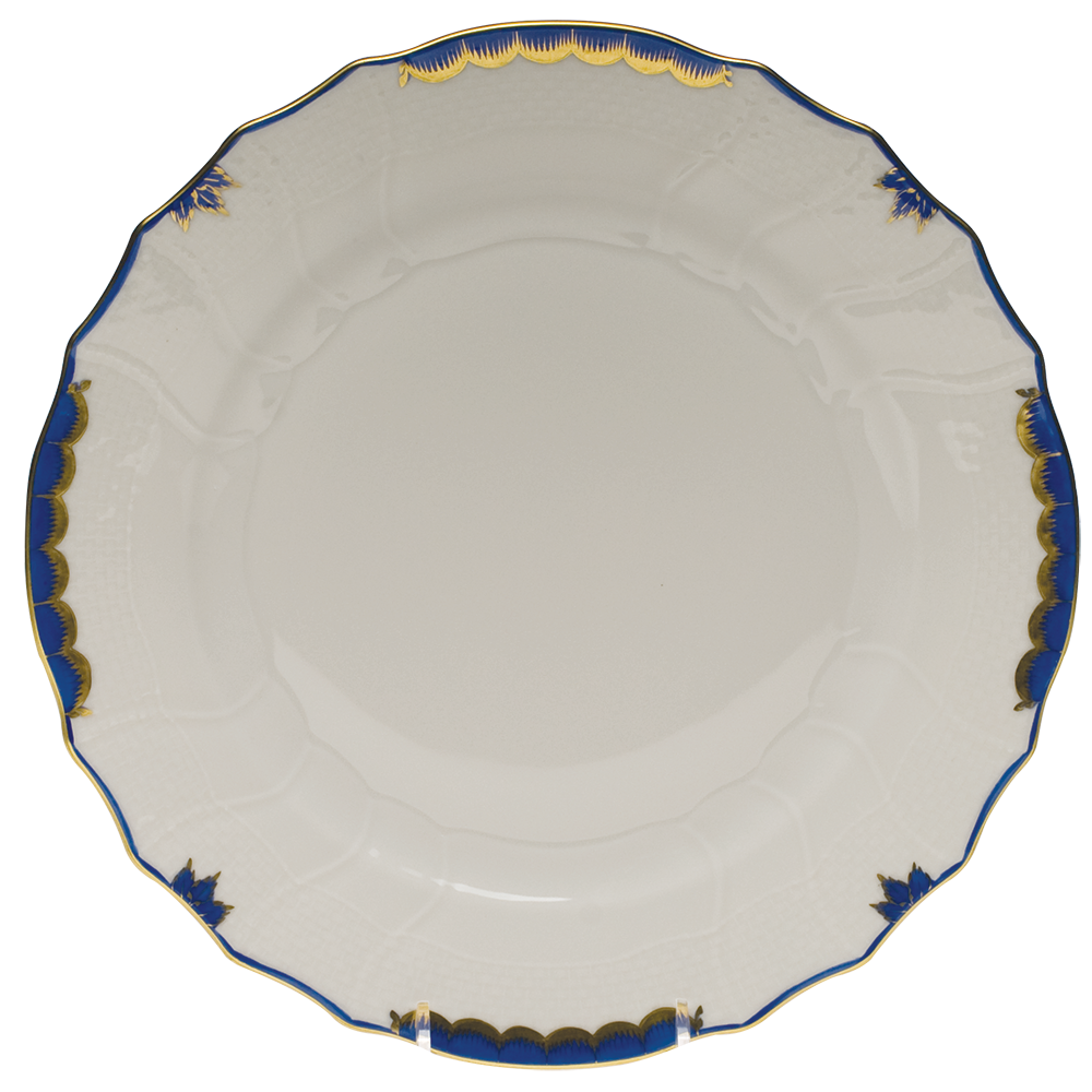 Princess Victoria Blue Dinner Plate 10.5"d - Blue