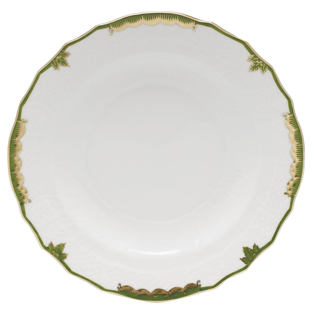 Herend Princess Vict Dark Green Salad Plate 7.5"d - Dark Green