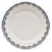 Herend WHITE W/BLUE BORDER DINNER PLATE 10.5"D - LIGHT BLUE