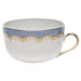 Herend White W/blue Border Canton Cup (6 Oz) - Light Blue