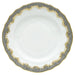 Herend White W/gray Border Bread And Butter Plate 6"d - Gray