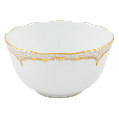 Herend Golden Elegance Round Bowl (3.5 Pt) 7.5"d