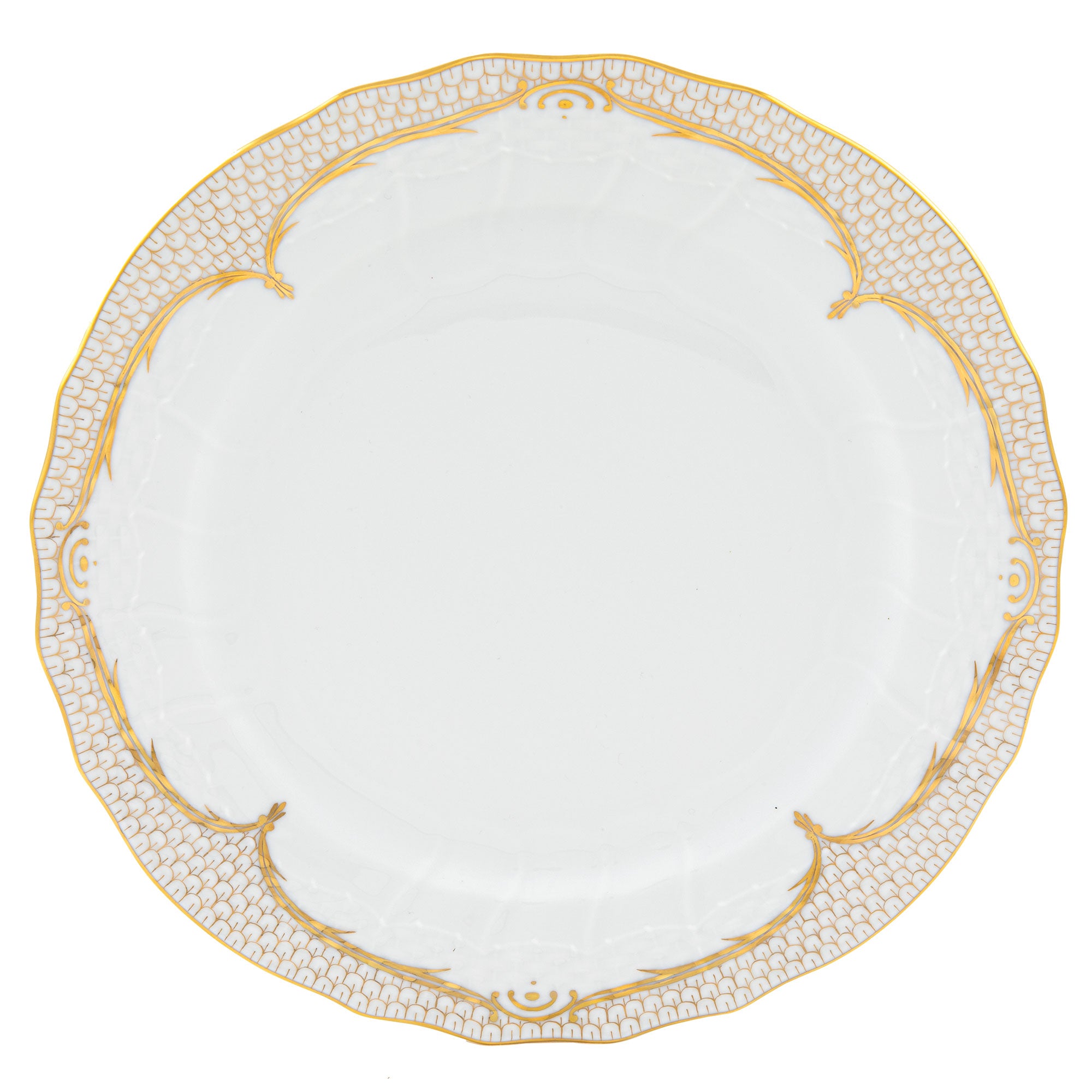 Herend Golden Elegance Service Plate 11"d