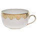 Herend White W/gold Border Canton Cup (6 Oz) - Gold