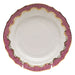 Herend White W/pink Border Bread And Butter Plate 6"d - Pink