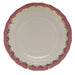 Herend White W/pink Border Dessert Plate 8.25"d - Pink