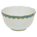 Herend A-etqh Round Bowl (3.5 Pt) 7.5"d - Turquoise