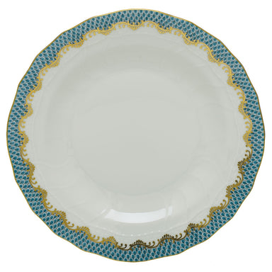 Herend A-etqh Dessert Plate 8.25"d - Turquoise