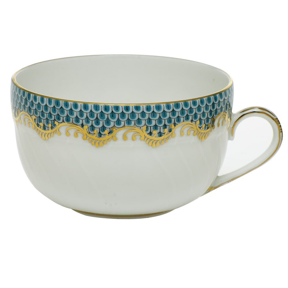 Herend A-etqh Canton Cup (6 Oz) - Turquoise