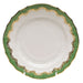 Herend White W/green Border Bread And Butter Plate 6"d - Jade