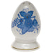 Herend Chinese Bouquet Blue Salt Shaker Multi Hole  2.5"h - Blue