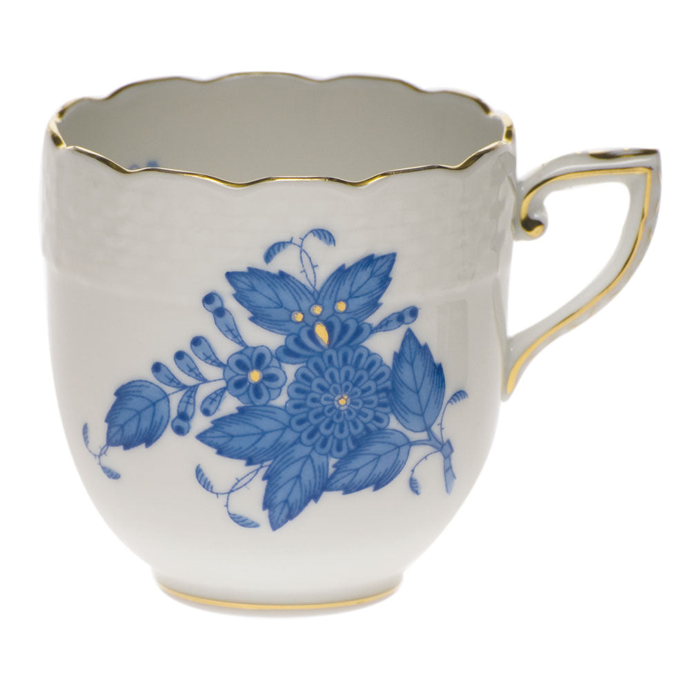 Herend Chinese Bouquet Blue After Dinner Cup (3 Oz) - Blue