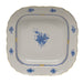 Herend Chinese Bouquet Blue Square Fruit Dish  11"sq - Blue