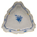 Herend Chinese Bouquet Blue Triangle Dish  9.5"l - Blue