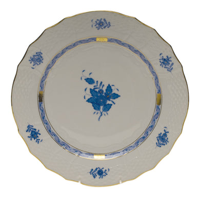 Herend Chinese Bouquet Blue Service Plate  11"d - Blue