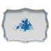 Herend Chinese Bouquet Blue Small Tray 7.5"l X 5.5"w - Blue
