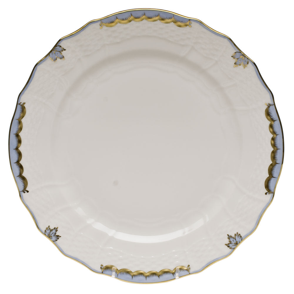 Herend Princess Vict Light Blue Service Plate 11"d - Light Blue