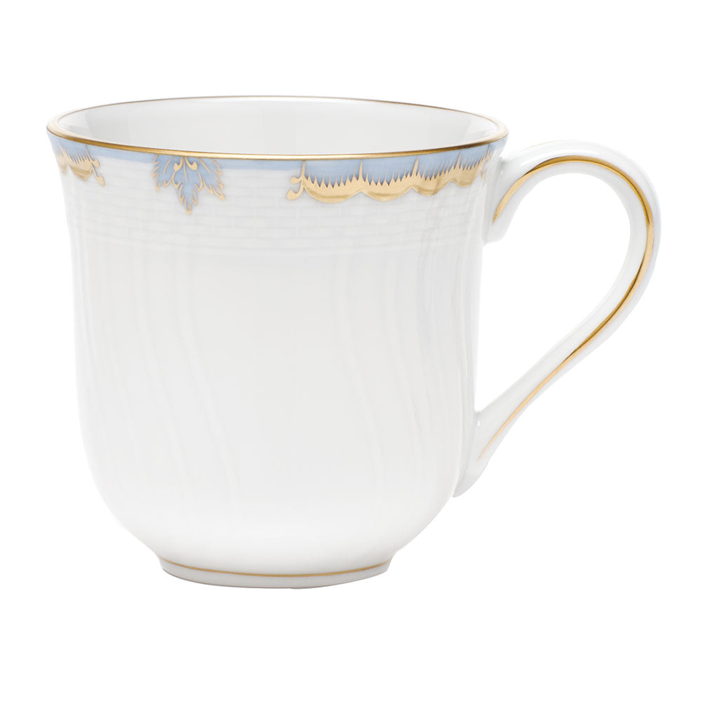 Herend Princess Vict Light Blue Mug (10 Oz) 3.5"h - Light Blue