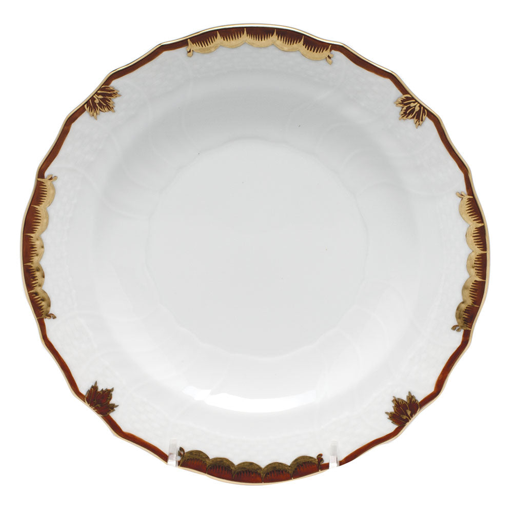 Herend Princess Vict Brown Bread And Butter Plate 6"d - Brown