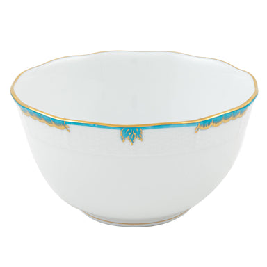 Herend A-bgntq1 Round Bowl (3.5 Pt) 7.5"d - Turquoise