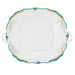 Herend A-bgntq1 Square Cake Plate W/handles 9.5"sq - Turquoise
