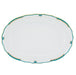 Herend A-bgntq1 Platter 15"l X 11.5"w - Turquoise